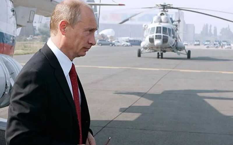Кремль выдумал историю «атаки дронов» на вертолет Путина